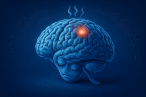 A névoa mental na menopausa é real. Entenda por que seu cérebro se sente 'lento' e aprenda 3 estratégias baseadas na neurociência para religá-lo.